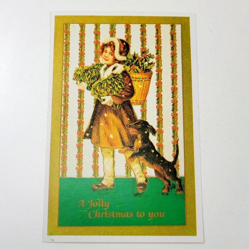 Vintage Early 1900's Christmas Postcards Unused.